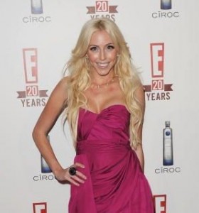 Casey Reinhardt wears Confection Jewels to E! 20th Anniversary Celebration