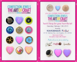 confection jewels sweetshop for your sweetheart invite